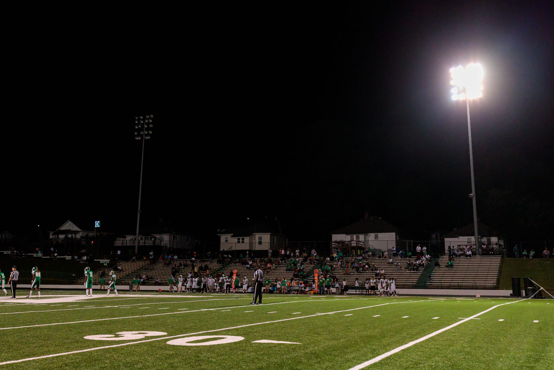 The A.L. Brown Wonders host the Gastonia Ashbrook Greenwave on a brand new field in their season opener.